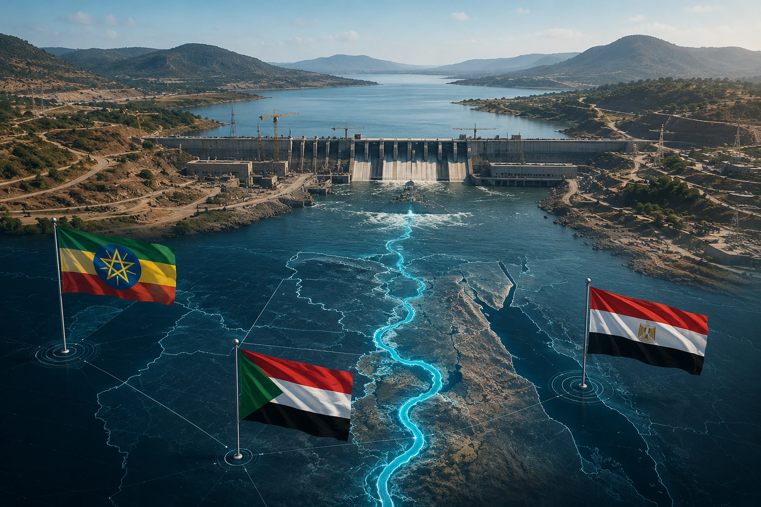 Le conflit de l’eau du Nil : Éthiopie, Égypte, Soudan et le Grand Barrage de la Renaissance (2011-2023)