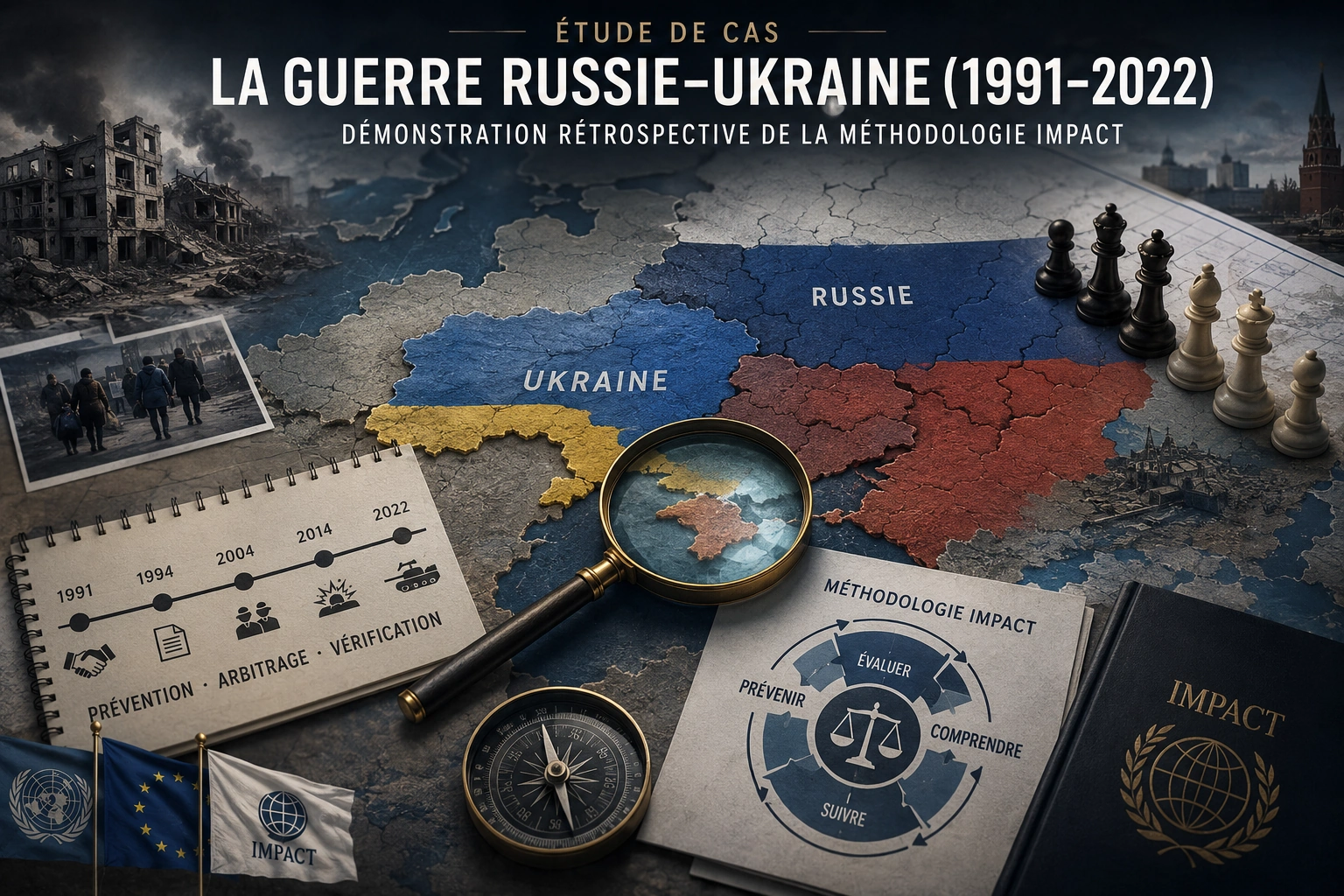 La guerre Russie–Ukraine (1991-2022) : démonstration rétrospective de la méthodologie IMPACT