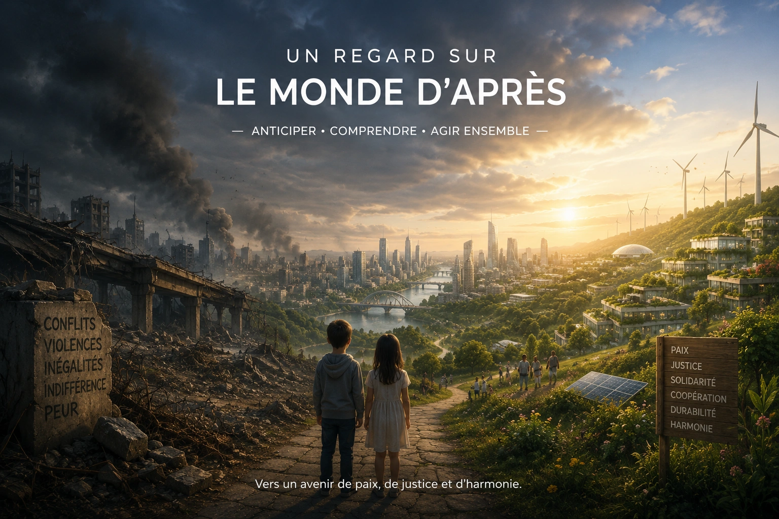 Couverture de l'ouvrage un regard sur le monde d'après
